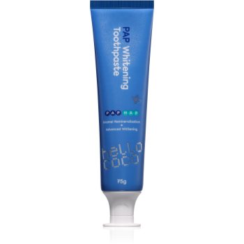 hello coco PAP Whitening Toothpaste pasta de dinti pentru albire cu aromă